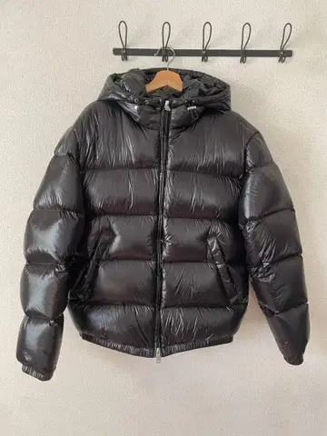 ZARA 후드 부착 다운 자켓 M 블랙