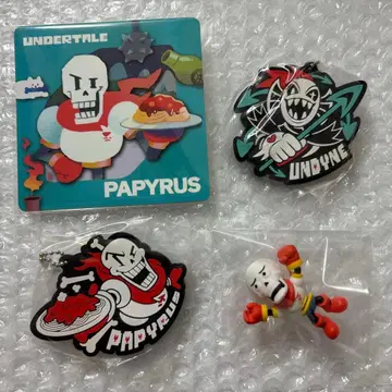 UNDERTALE 파피루스 언다인 코스터 키링 하구콧토