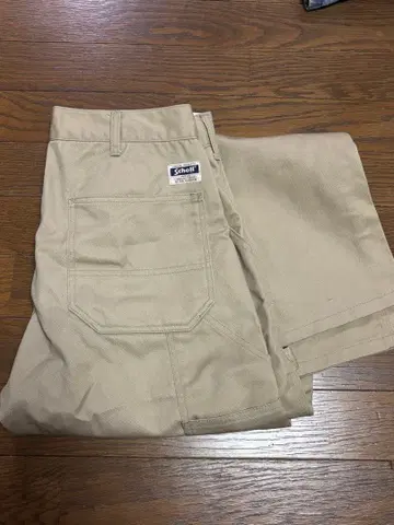 Schott 베이지 워크 팬츠