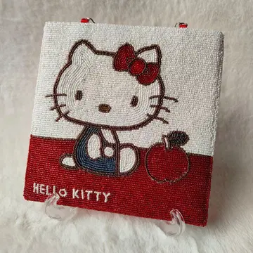 헤자레트 헬로키티 비즈 자수 핸드백