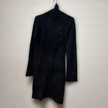 마리콴트 복슬복슬 모헤어풍 롱 니트 원피스 M 블랙