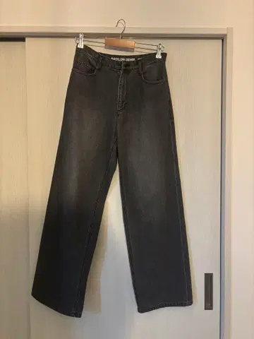 BAYFLOW DENIM 와이드 팬츠 다크 그레이
