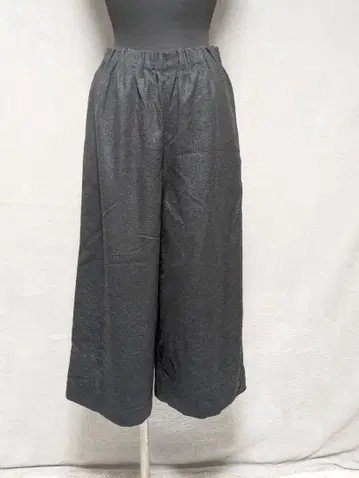 Jena espace merveilleux 다크 그레이 와이드 팬츠