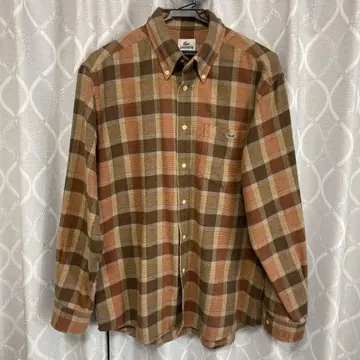 Lacoste 체크 무늬 긴팔 셔츠 가을/겨울