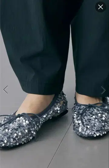 스팽글 발레 PELLICO SUNNY 새상품급 24.5