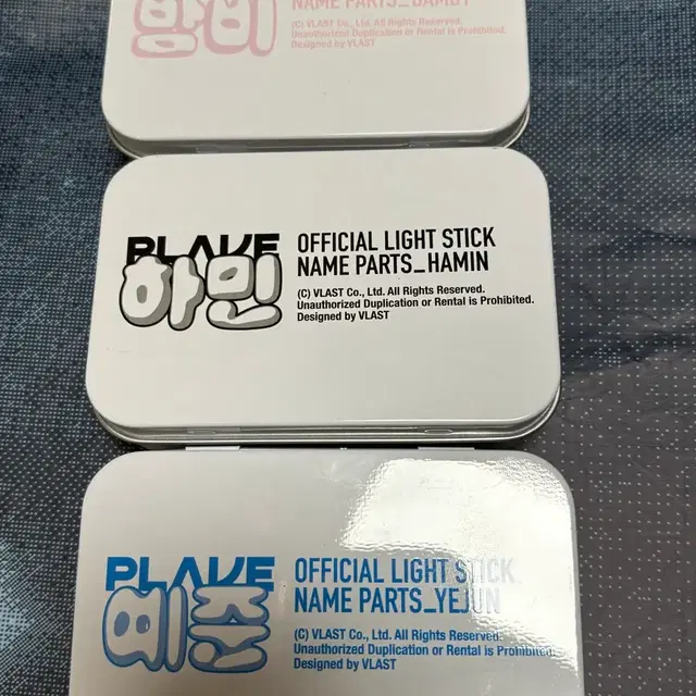 플레이브 응원봉 네임 파츠 리뉴얼 예준 밤비 하민