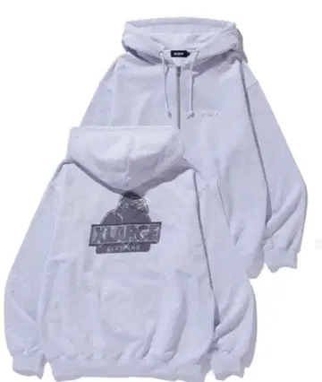 XLARGE 그레이 집업 후드티