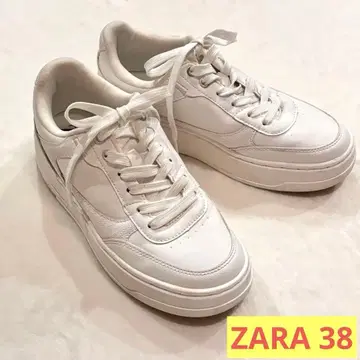[빠른 발송 대응] ZARA 스니커즈 화이트 38 24.5
