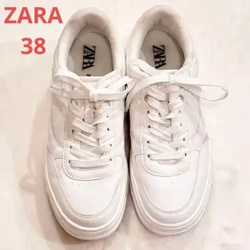 [빠른 발송 대응] ZARA 스니커즈 화이트 38 24.5
