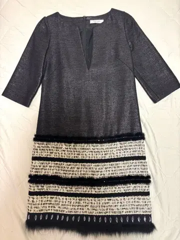 ADORE(어도어) 비쥬와 퍼의 럭셔리한 원피스