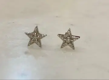 반돔 아오야마 귀걸이 플라티나 다이아 캐치 없음