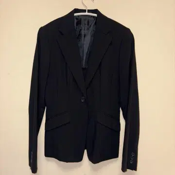 블랙 테일러드 자켓