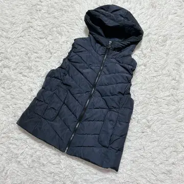 [ c6824 ] aeriaglass 다운 베스트 네이비