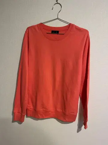 A.P.C. 코랄 핑크 크루넥 맨투맨