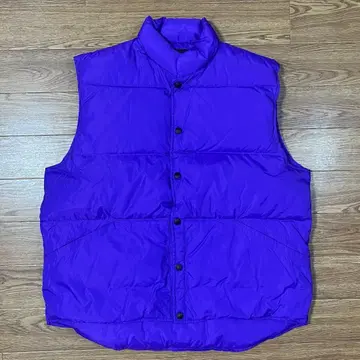 랜즈엔드 다운 베스트 퍼플 L 90s