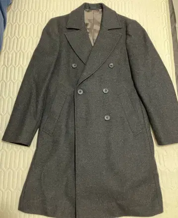 티모시 에베레스트 더블 체스터 코트 다크 브라운 사이즈 S