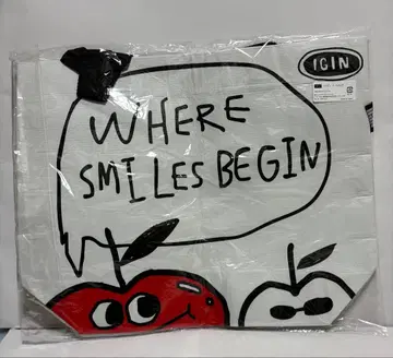 IGIN BTS JIN 아이긴 진 시부야 POPUP 토트백