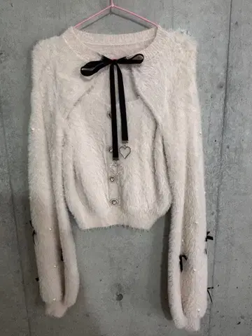 MARS 새틴 리본 니트