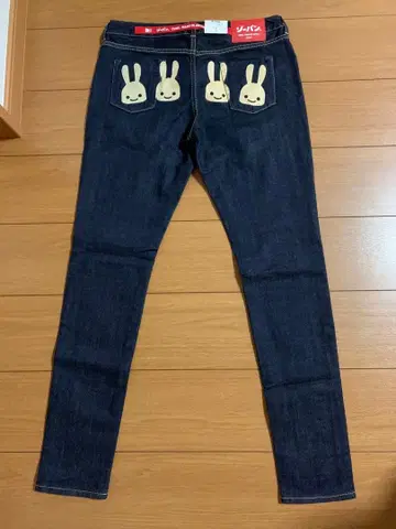 큔 청바지 토끼 U4 여성용 L 청바지 데님