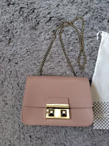 미사용 furla 훌라 메트로폴리스 핑크 베이지