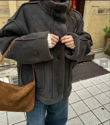 [ 새상품 ] El mar 엘르마르 페이크 무스탕 자켓 canaljean