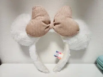 디즈니 머리띠 40주년 퍼 귀