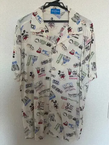 미키마우스 반팔 셔츠 알로하 셔츠