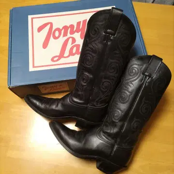 토니 라마 블랙 웨스턴 부츠
