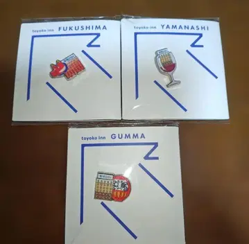 토요코인 핀 배지 후쿠시마 야마나시 군마