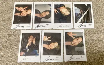 반하시 소이치로 친필 사인 폴라로이드 7장