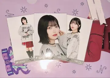 노기자카46 브로마이드 나카니시 아루노 초커 목걸이 컴프 요리츄히키