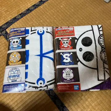 ONE PIECE 타월 세트 MARINE & ACE