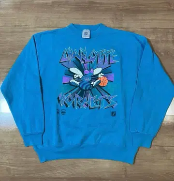 90's USA NBA Hornets 호넷츠 맨투맨 L