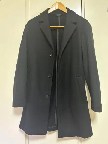 H&M 블랙 체스터 코트 170/92A