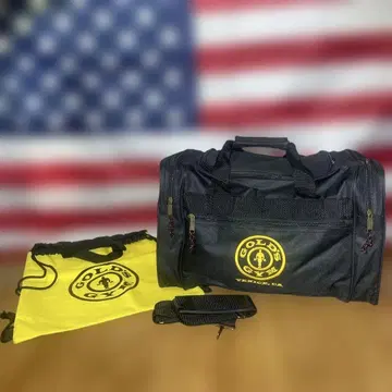 미사용 새상품 GOLD'S GYM VENICE.CA 보스턴 백 블랙