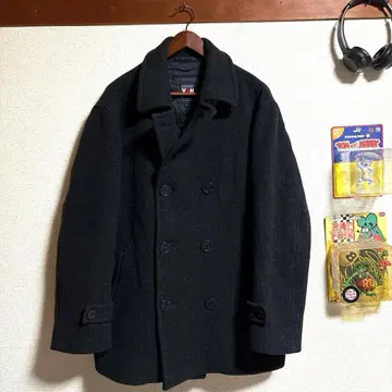 VAN jac 울 P 코트 블랙