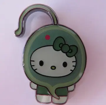 오사카 간사이 엑스포 일본관 모키티 핀 배지 우치와히게무시속 기가스종