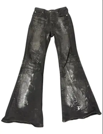 Moussy 코팅 플레어 팬츠 광택 Y2K archive