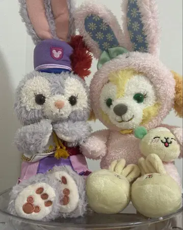 디즈니 봉제 인형 2개 세트