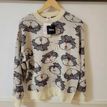 루시퍼 니트 여성용 신데렐라 올 패턴 디즈니 랜드 시