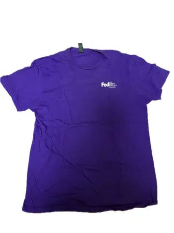FedEx Ground 보라색 T셔츠