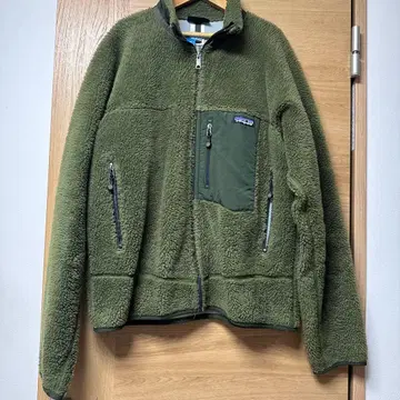 Patagonia 플리스 자켓 올리브 그린 M