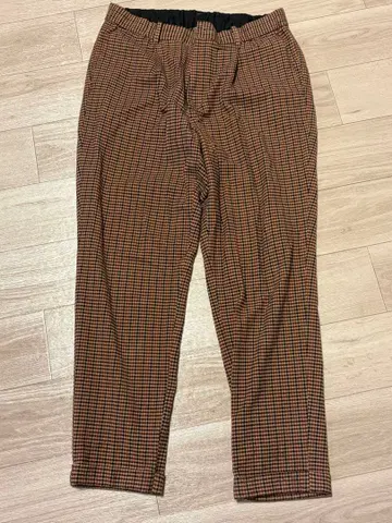 에디피스 EDIFICE L 사이즈 팬츠 슬랙스 체크