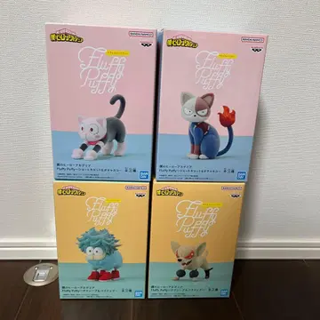 Fluffy Puffy 나의 히어로 아카데미아 프라이스 피규어 4체 세트