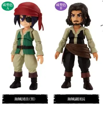 링크 트래블러즈 해적단원과 부단장 피규어 세트