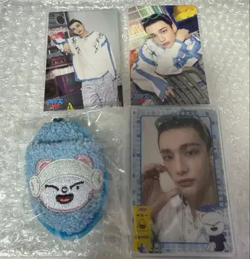 Stray Kids 슬리퍼 키링 슬리브 스티커 현진