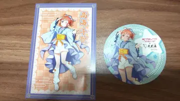 Aqours 타카미 치카 다이코쿠유 엽서 코스터