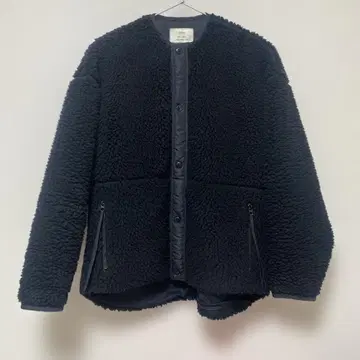 HYKE 보아 자켓 블랙 사이즈 1