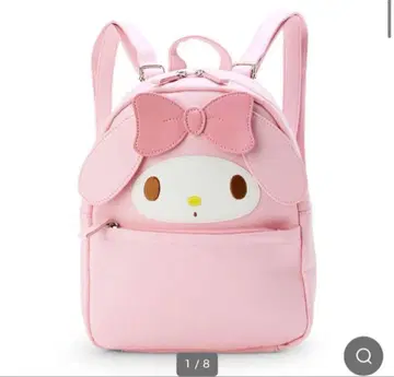 마이멜로디 백팩 백 산리오 페이스 모양 마이멜로디 백 양산형