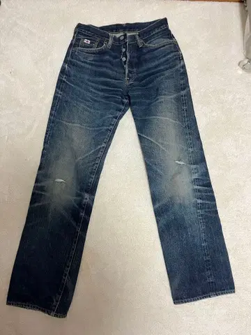 스튜디오 다치산 데미지 데님 팬츠